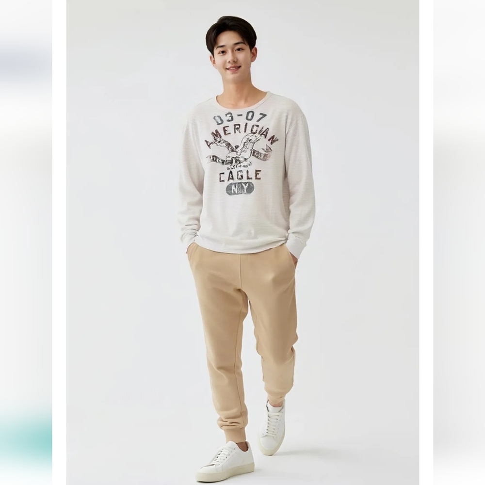 American Eagle Outfitters Vintage Fit Men's Thermal Shirt SZ XL